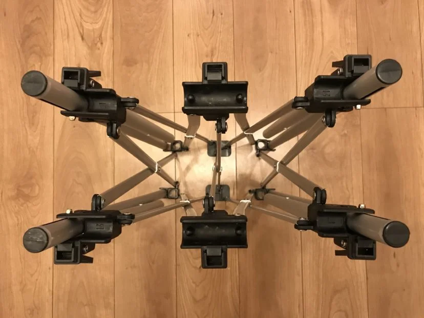 足フレームを展開