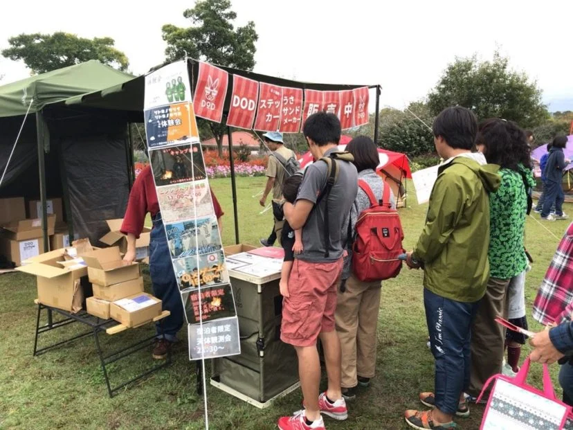 DOD うさサンドメーカー、ステッカー販売会