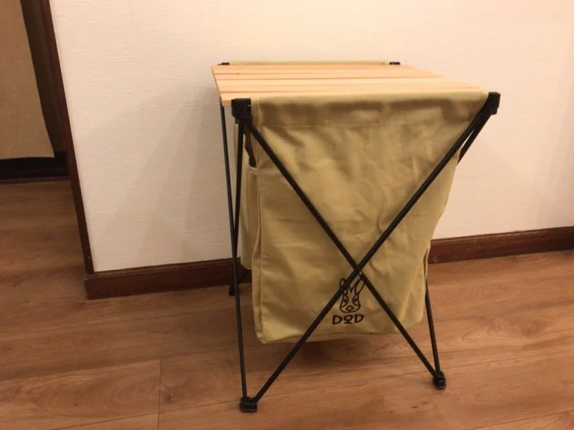 DODステルスエックスレビュー！ゴミ箱にもテーブルにも使えておしゃれ