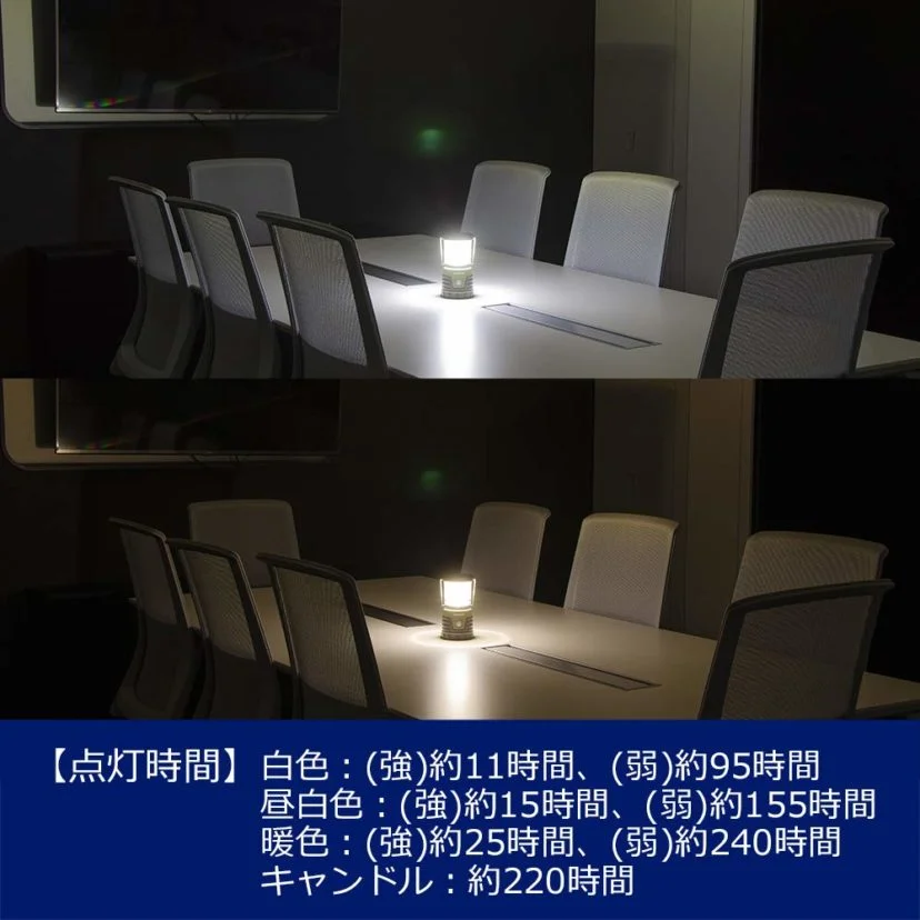 EX-109D 点灯時間